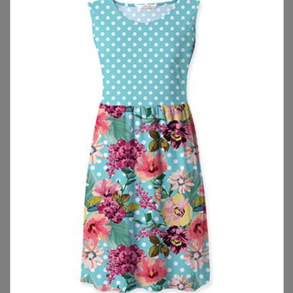 Sunshine Swing Other - Sunshine Swing Mommy and Me Polka Dot/Floral Set